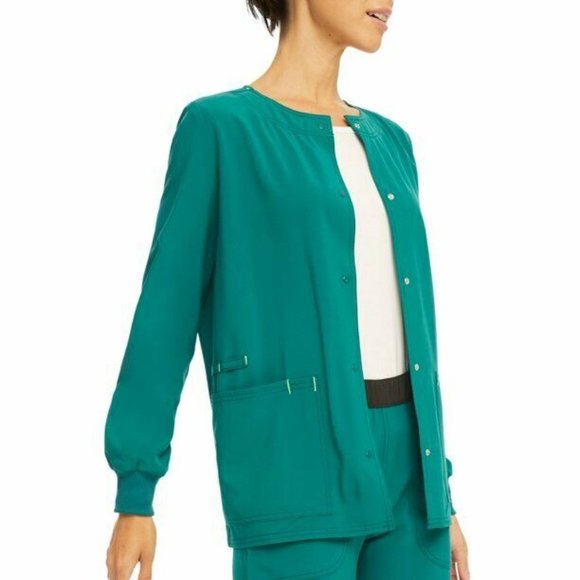 Scrubstar Jackets & Coats Womens Green Scrub Jacket Scrubstar Xs S